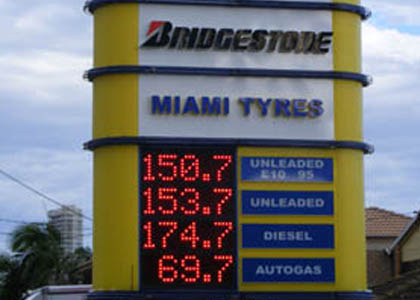Petrol Station Price Displays
